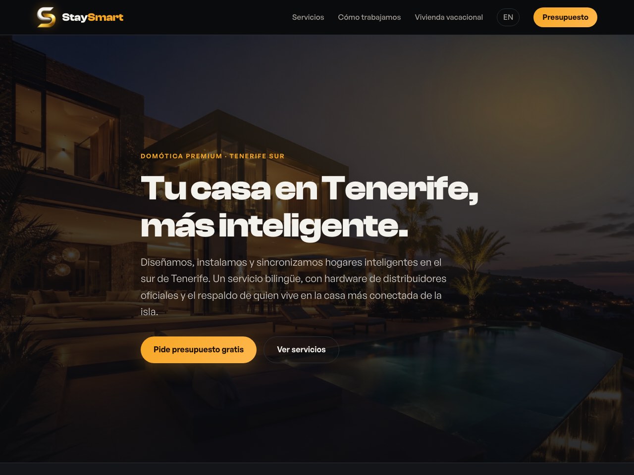 StaySmart Services — live site, designed and built by Viva Grafix